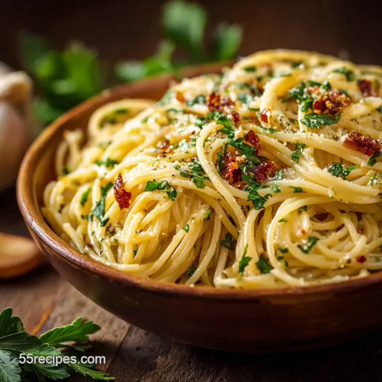Cold Start Classic Quick Garlic and Chili Spaghetti Aglio e Olio