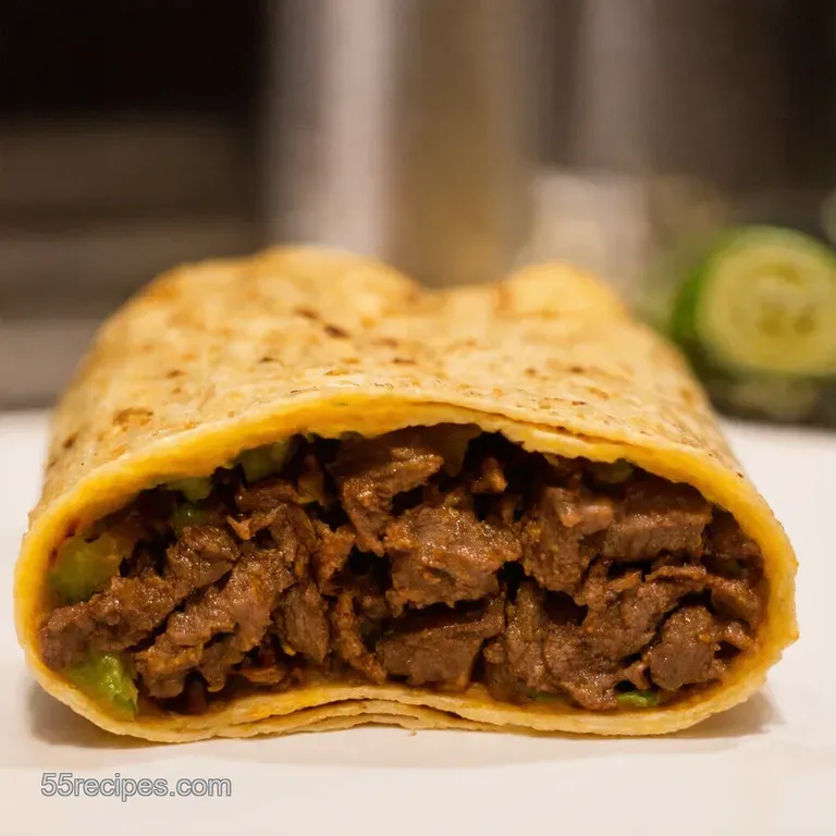 Epic Homemade Carne Asada Burrito Restaurant Quality Kitchen Ready presentation