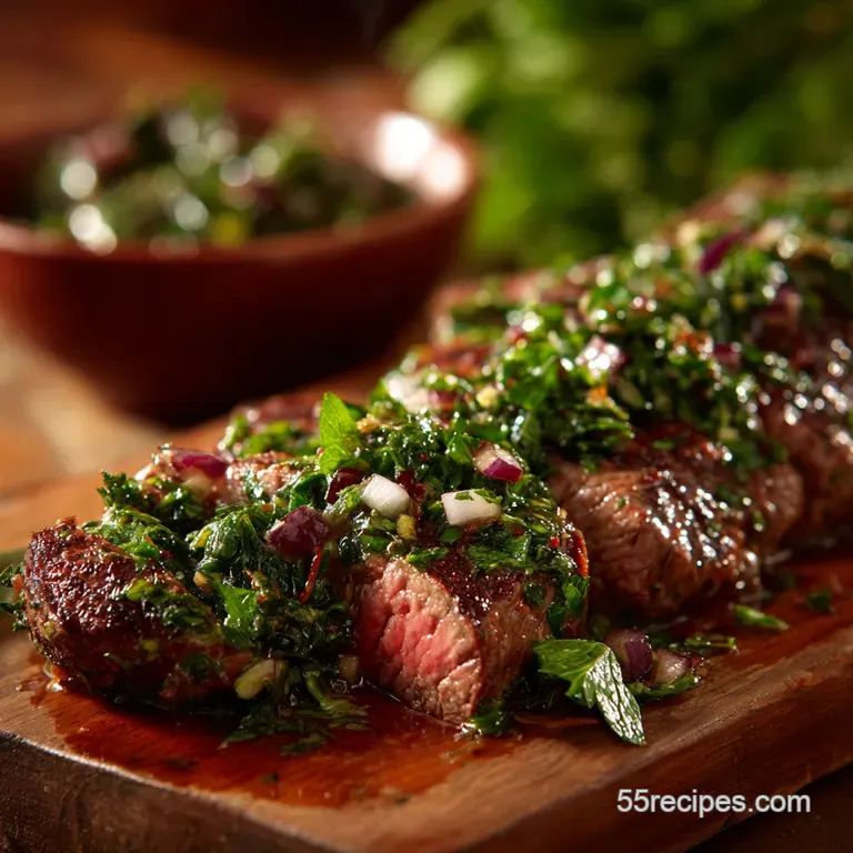 Chimichurri: the Essential Argentinian Sauce for Steak Grills presentation