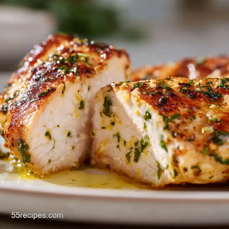 Baked Boneless Skinless Chicken Breast: Essential 20-Minute Juicy Lemon Herb presentation