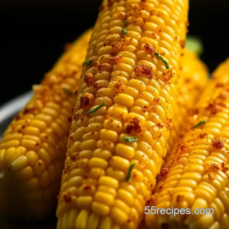 Fiesta Lime Grilled Frozen Corn on the Cob presentation