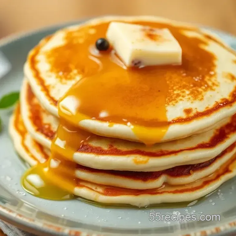 Fluffy Lactose-Free Dry Milk Pancakes