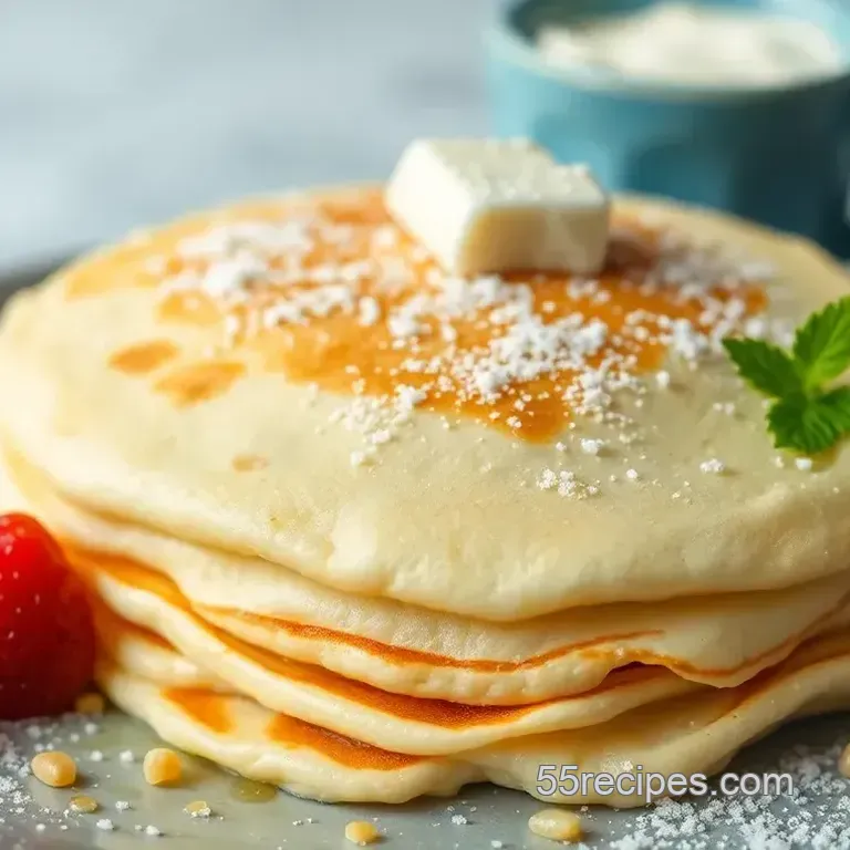 Fluffy Lactose-Free Milk Powder Pancakes