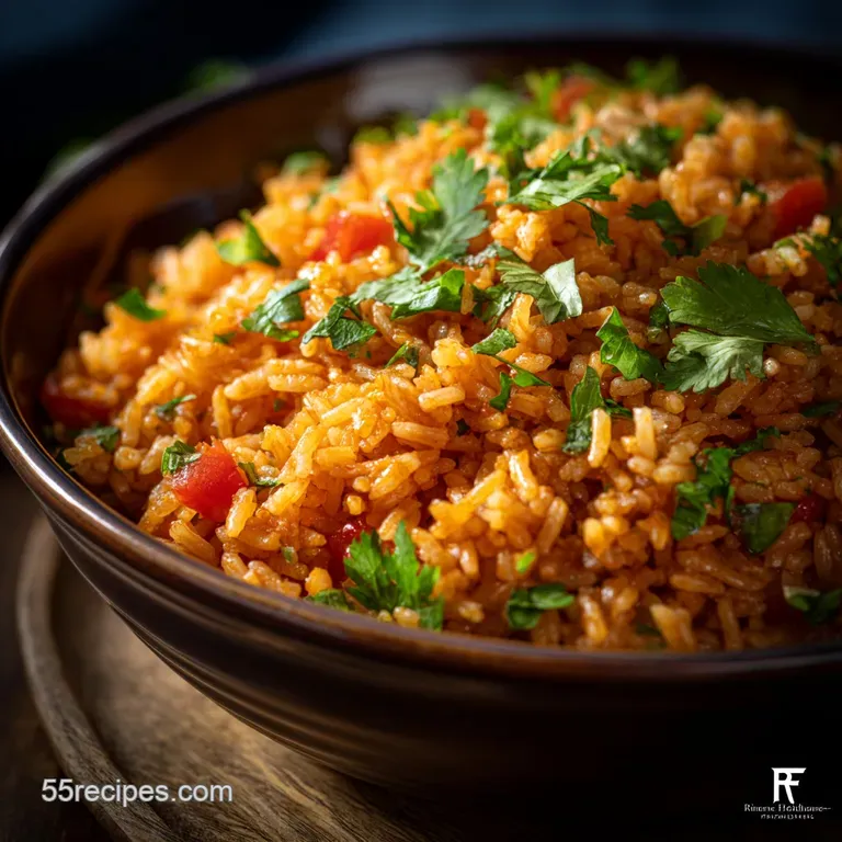 Spanish Rice: Perfect Fluffy Restaurant-Style Arroz Rojo presentation
