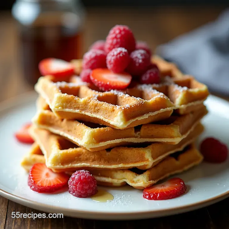 The Ultimate Fluffy Crispy Homemade Waffles