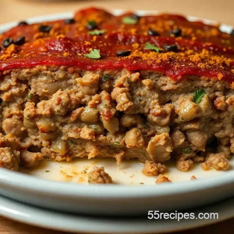 French Onion Meatloaf with Gruyère and Caramelized Onions