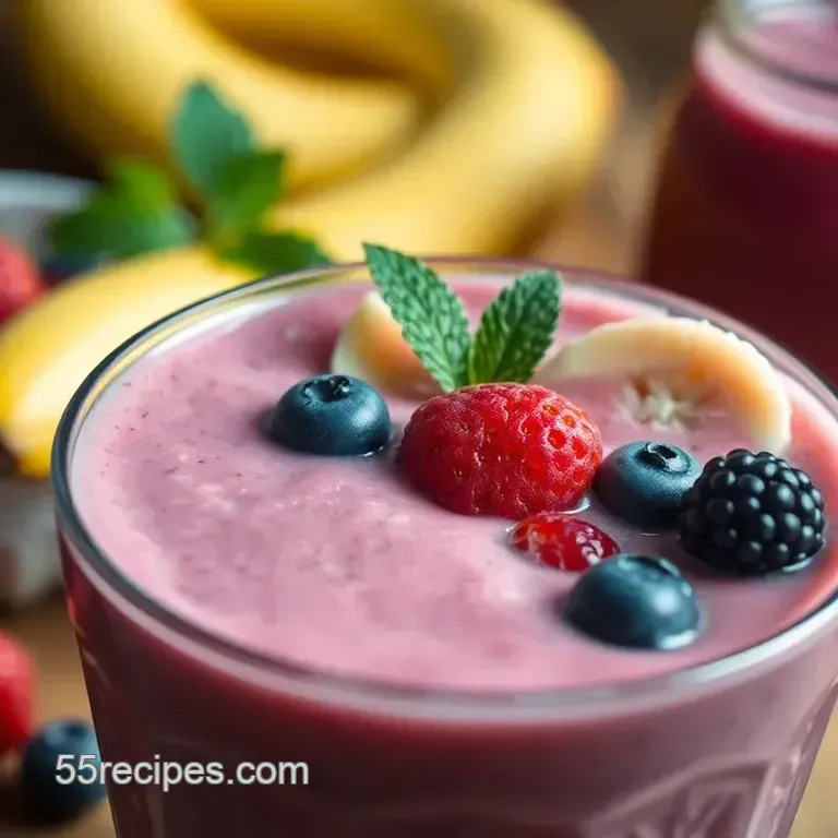 Frozen Fruit Smoothie Fiesta