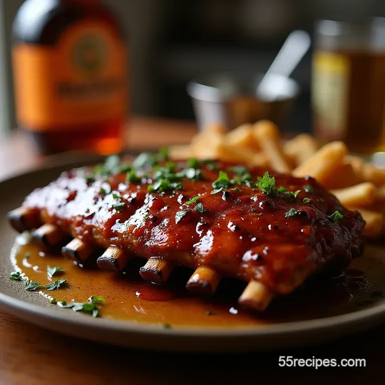 The Backyard Legend Slowsmoked Gasgrilled Honeyglazed Ribs presentation