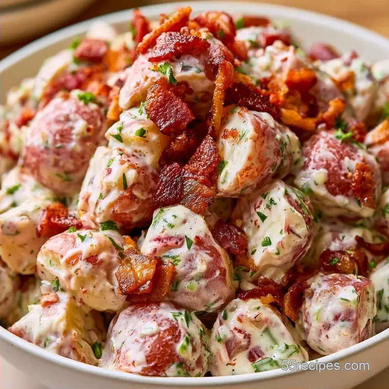 Creamy German Potato Salad Sour Cream