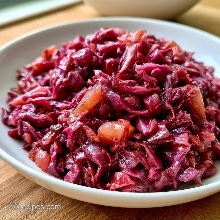 German Red Cabbage Recipe with Apples