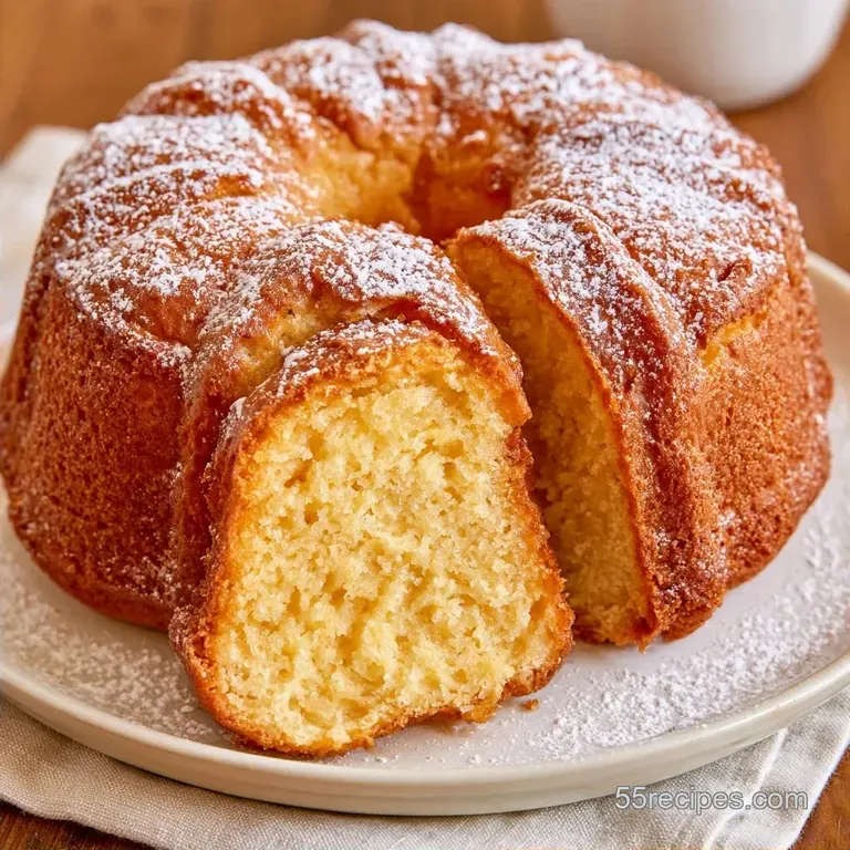Old Fashioned German Sour Cream Cake from Scratch