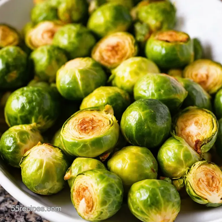 Get Your Greens on Crispy Roasted Brussels Sprouts presentation