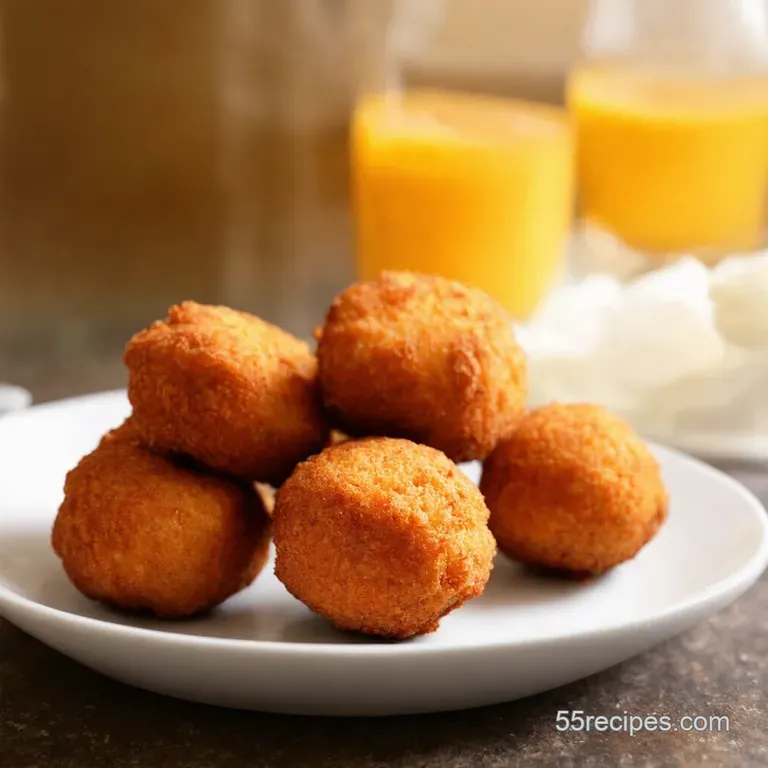 Golden Crispy Hush Puppies a Southern Delight presentation