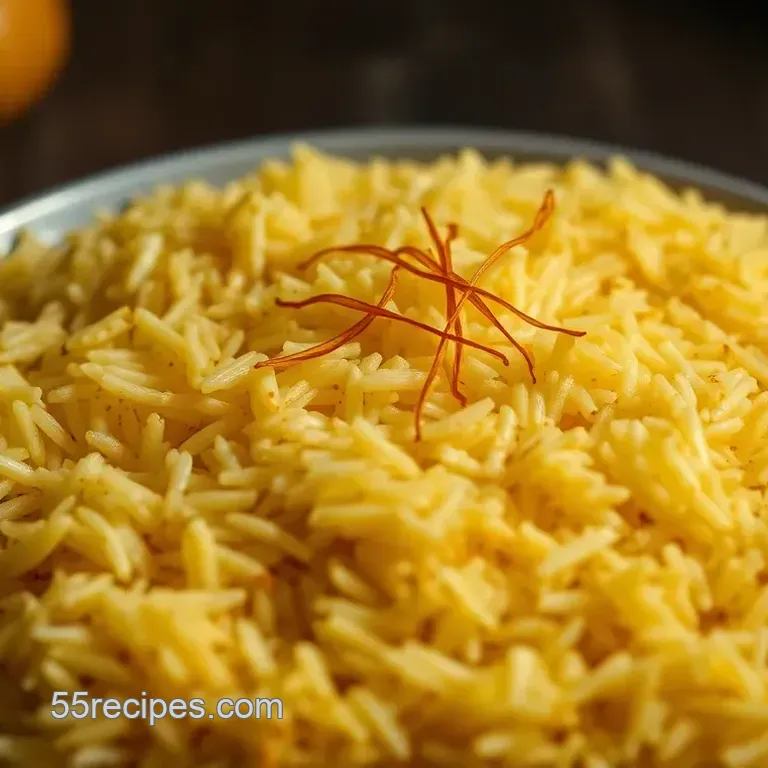 Golden Saffron Basmati Rice: A Fragrant Delight
