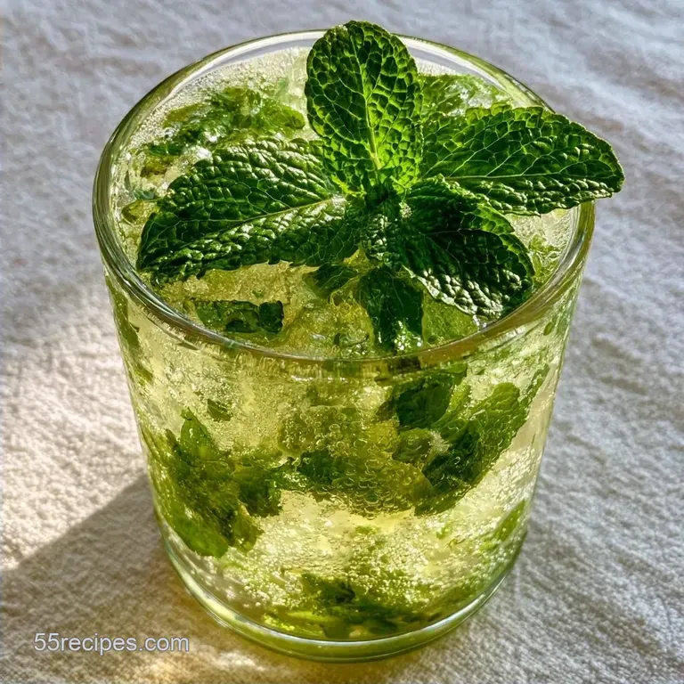 Gourmet Green Tea Mocktail: Refreshing Yuzu Twist
