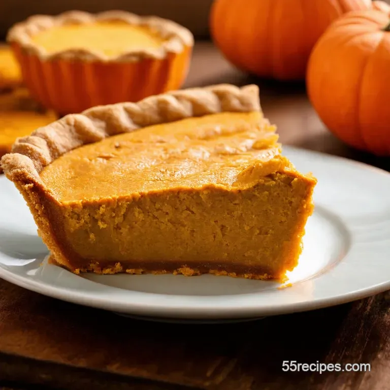 Grandads Glorious Golden Pumpkin Pie from Scratch presentation