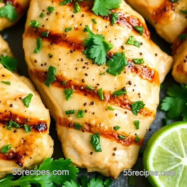 Grill Cilantro Lime Chicken – Fresh &amp Zesty presentation