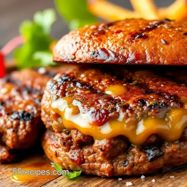 Grilled Bison Burgers - Juicy & Flavorful