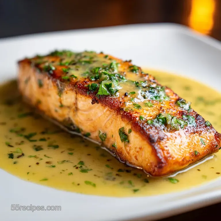 Pav Saumon Grill Sauce Chalotes: Pan-Seared and Velvety