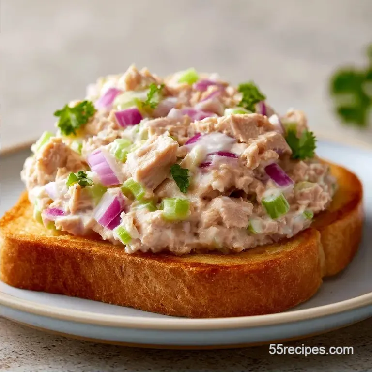 High-Protein Healthy Tuna Toast