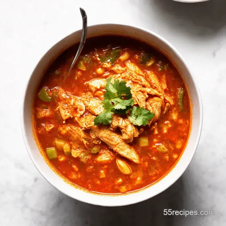 Hearty Chicken Pozole Rojo A Mexican Fiesta in a Bowl