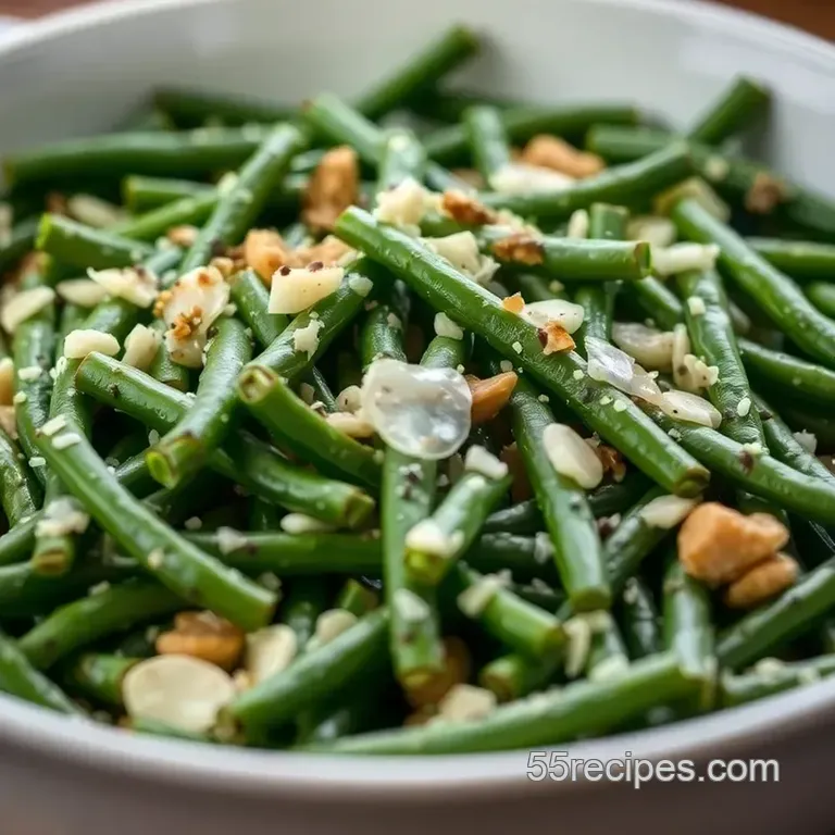 Hearty Green Bean Casserole Without Cream of Mushroom Soup presentation