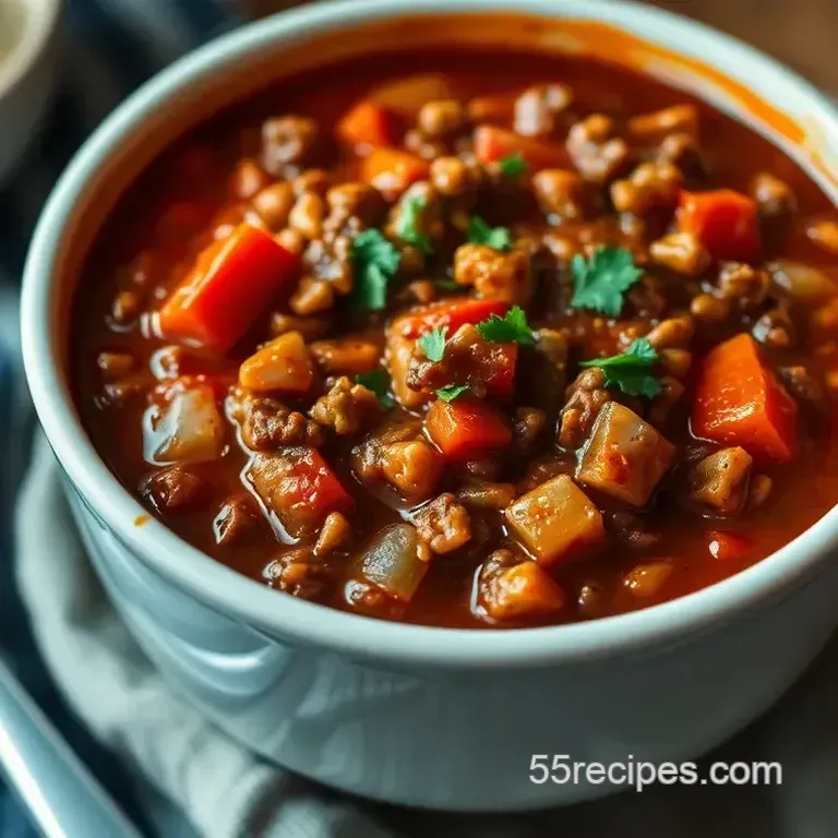 Hearty Homestyle Chili: A Classic Comfort Bowl