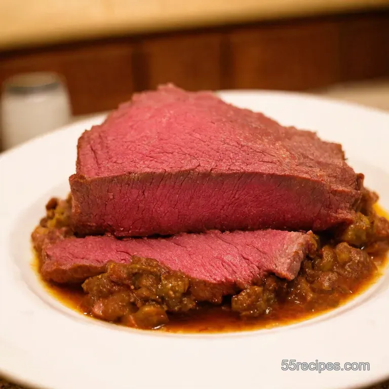 Hearty Homestyle Corned Beef presentation
