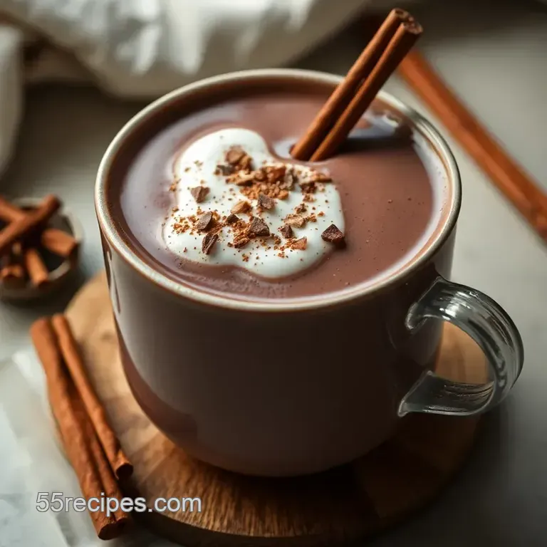 Heavenly Aztec Hot Chocolate: A Spicy Sip from Ancient Mexico presentation