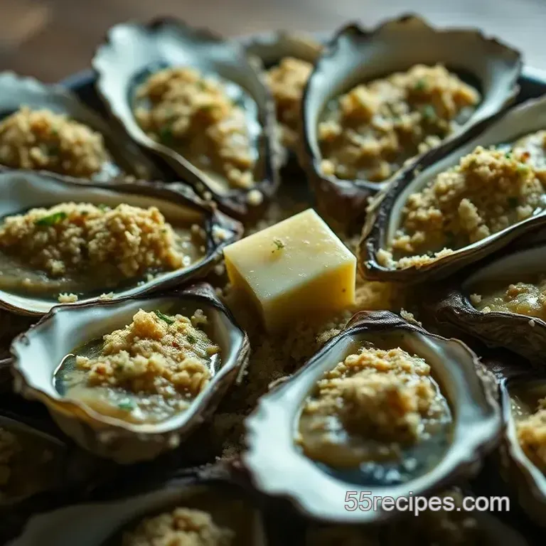 Heavenly Baked Stuffed Oysters with Garlic Herb Butter