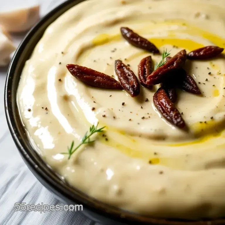 Heavenly Italian Bagna Cauda: a Warm Garlic-Infused Dip presentation