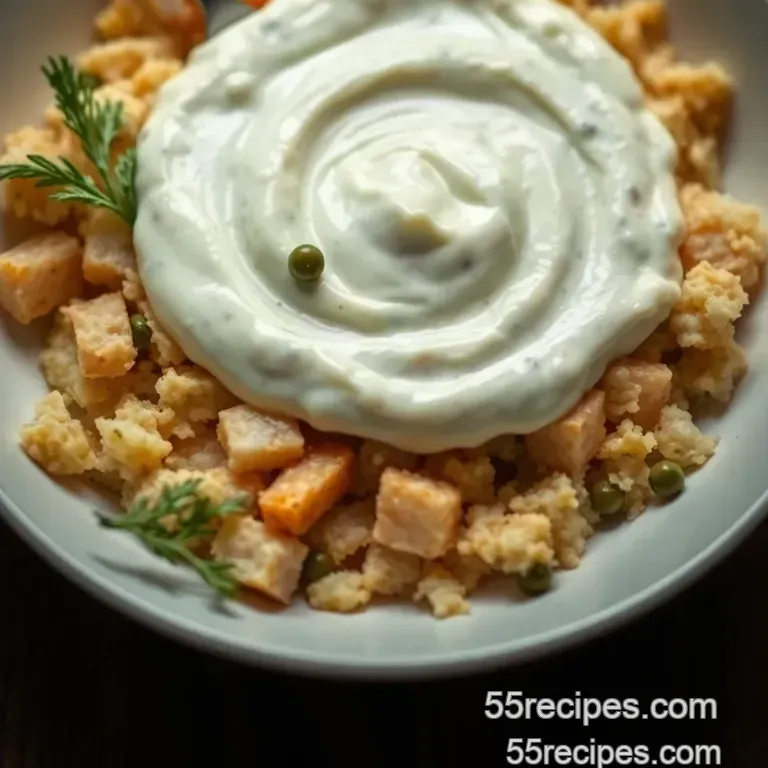 Homemade Tartar Sauce: A Creamy Classic for Any Seafood Dish presentation
