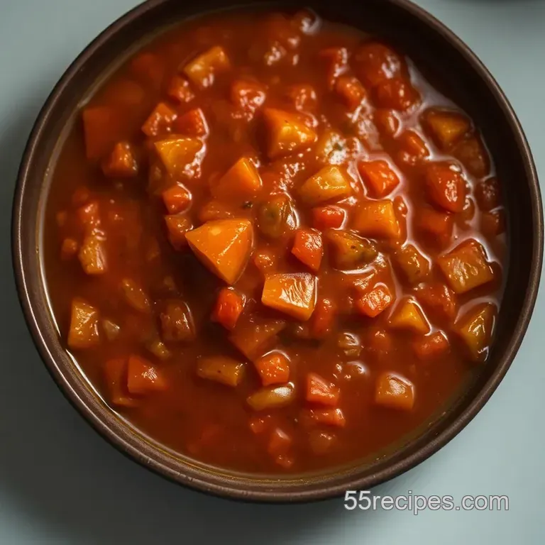 Homestyle Tomato Gravy presentation