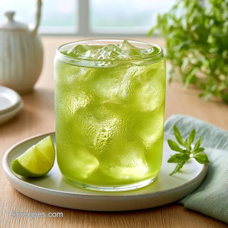 Iced Green Tea Cocktail: Bright and Velvety