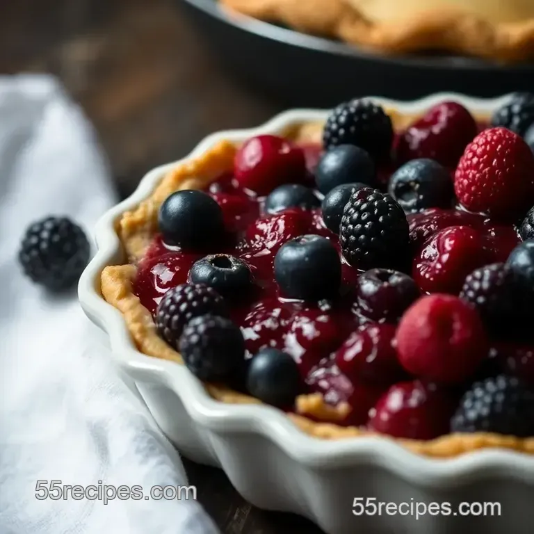 Irresistible Goumi Berry Pie: a Sweet Twist on Tradition presentation