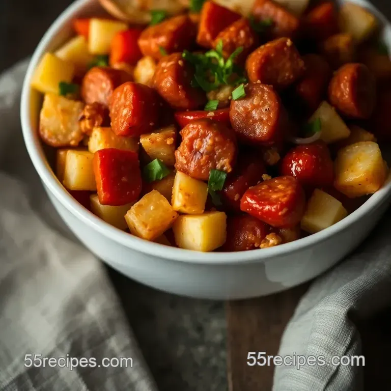 Johnsonville Breakfast Sausage Breakfast Bowl presentation