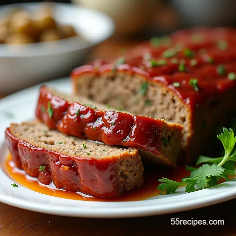 Kickin Country Meatloaf with a Smoky Glaze