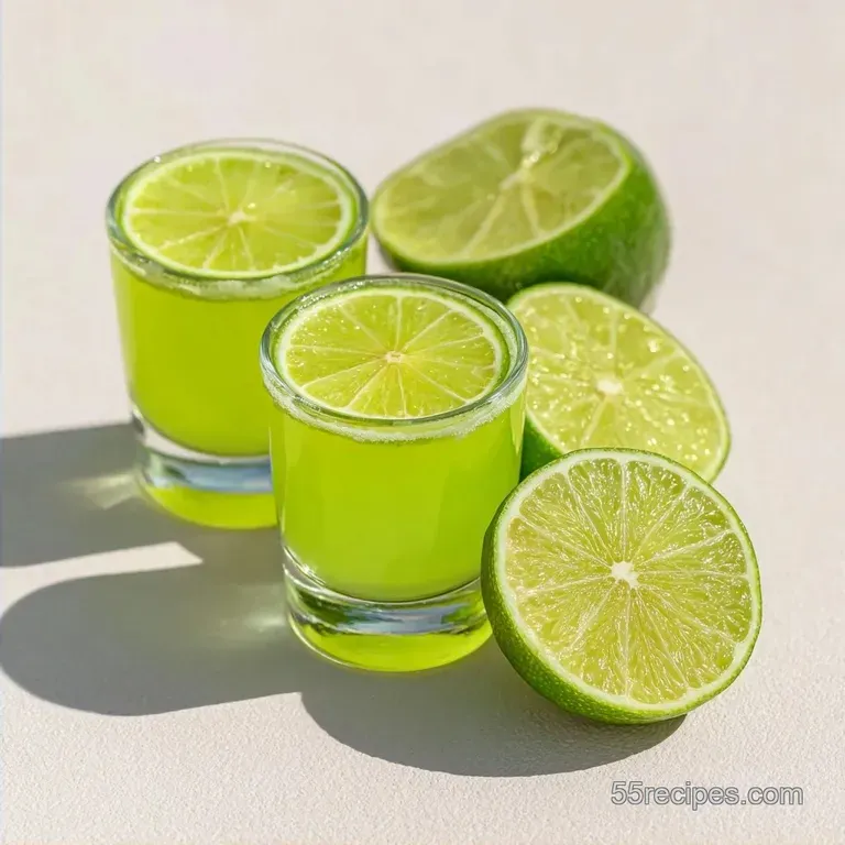 Large Batch Green Tea Shots: Tart and Fizzy