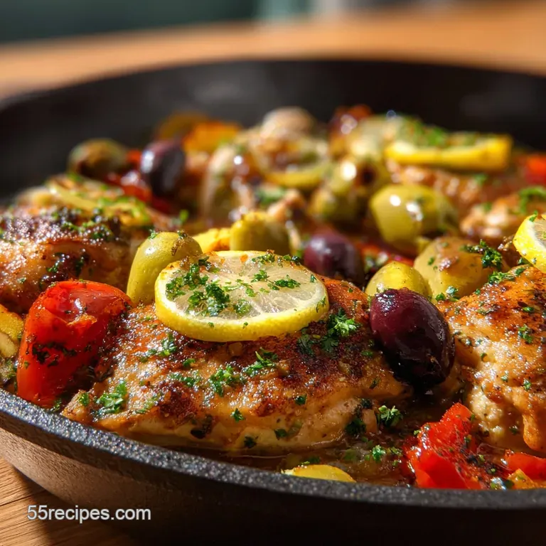 Healthy Supper Recipe for Two with Lemon Chicken