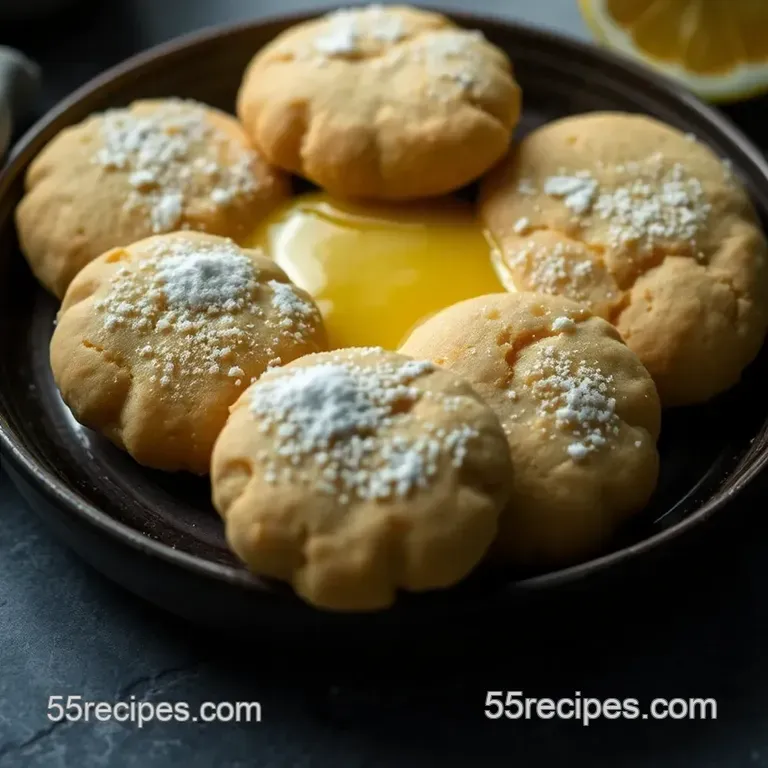 Lemon Curd Cookies presentation