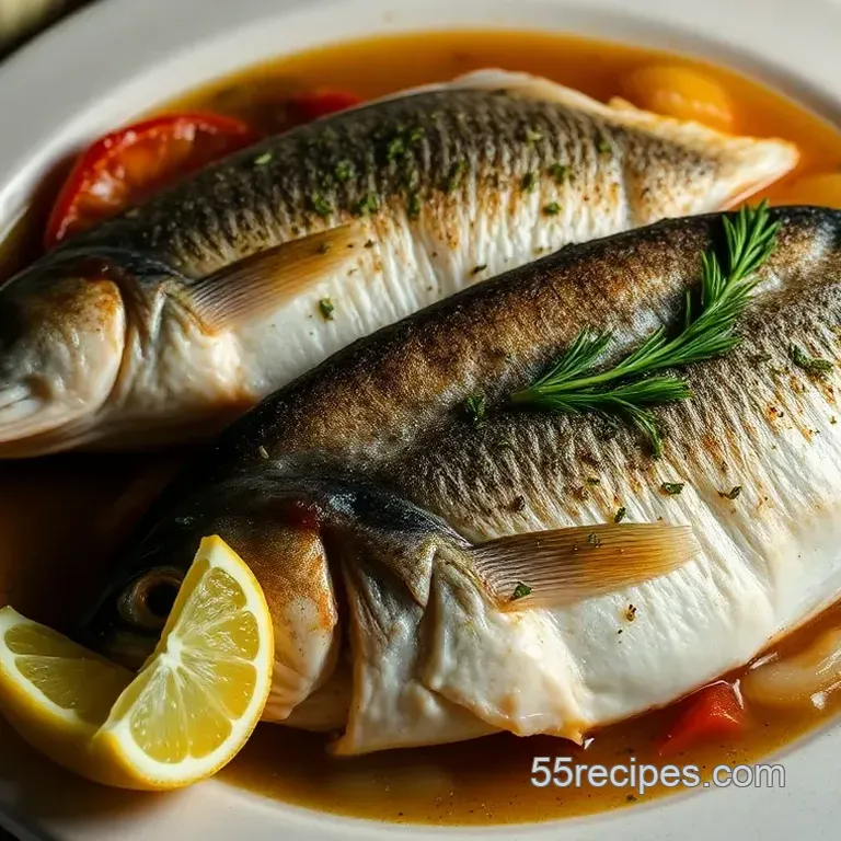 Loup de Mer à la Provençale: Mediterranean Sea Bass with Herbs and Tomatoes