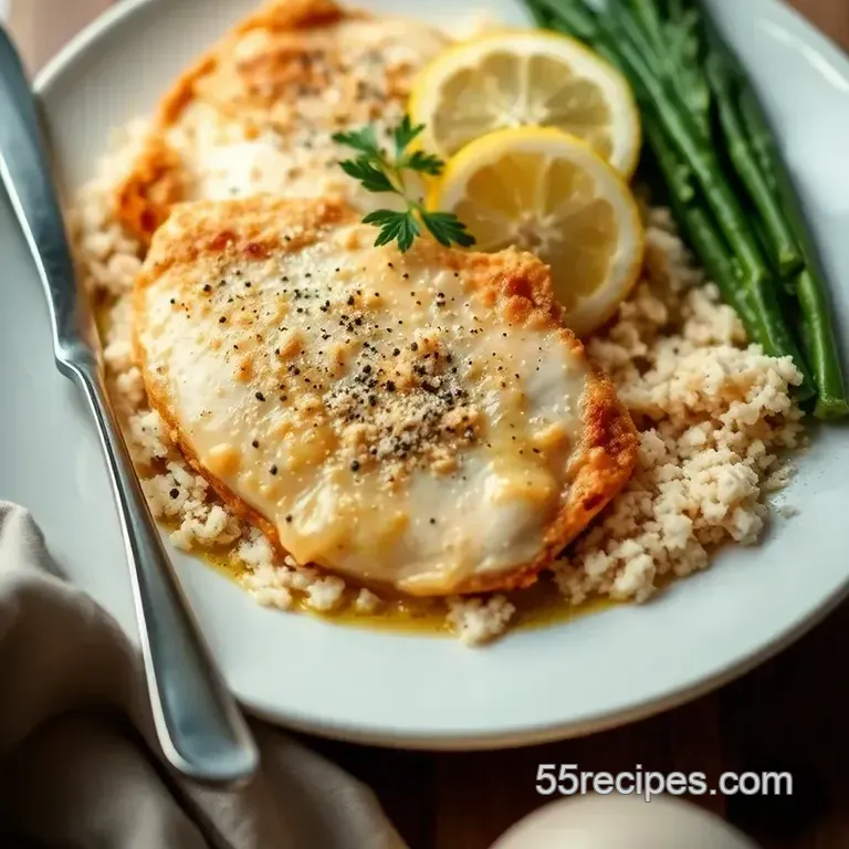 Luscious Lemon Chicken Francese: Italian Comfort on a Plate presentation