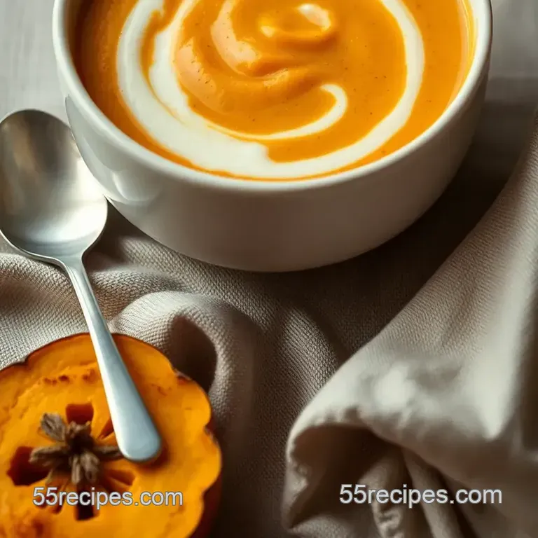Luscious Roasted Butternut Squash Soup: a Cozy Autumn Delight presentation