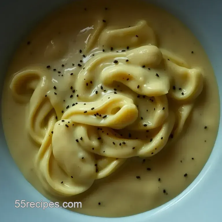 Luscious White Truffle Sauce: A Taste of Luxury presentation