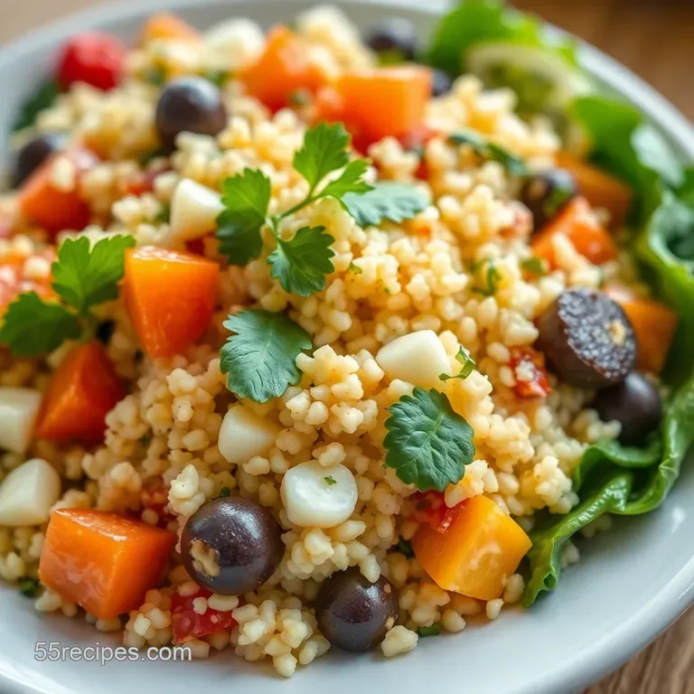 Mediterranean Couscous Salad with Lemon-Herb Vinaigrette