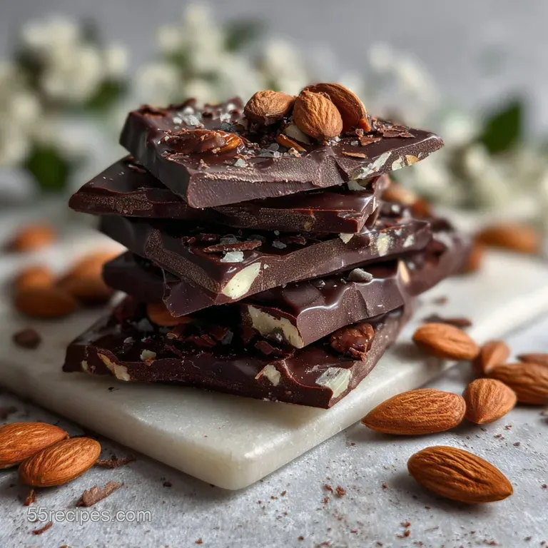 Milk Chocolate Almond Bark: Velvety and Crunchy