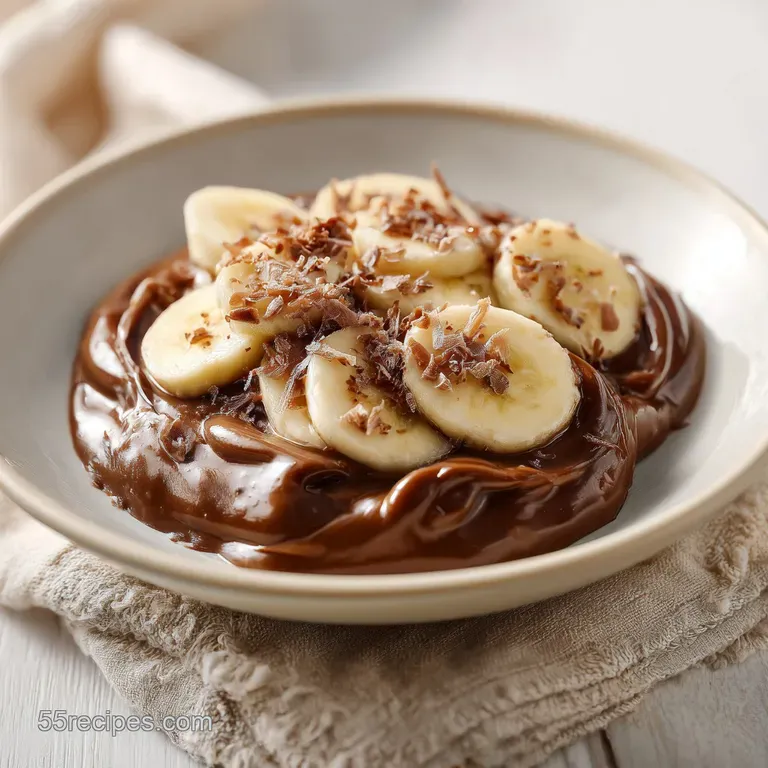 Milk Chocolate Banana Pudding: Silky and Classic