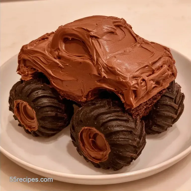 Epic Monster Truck Cake with Cocoa