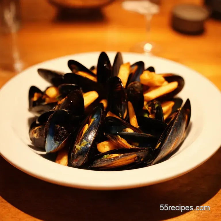 Moules Frites A Classic Belgian Delight presentation