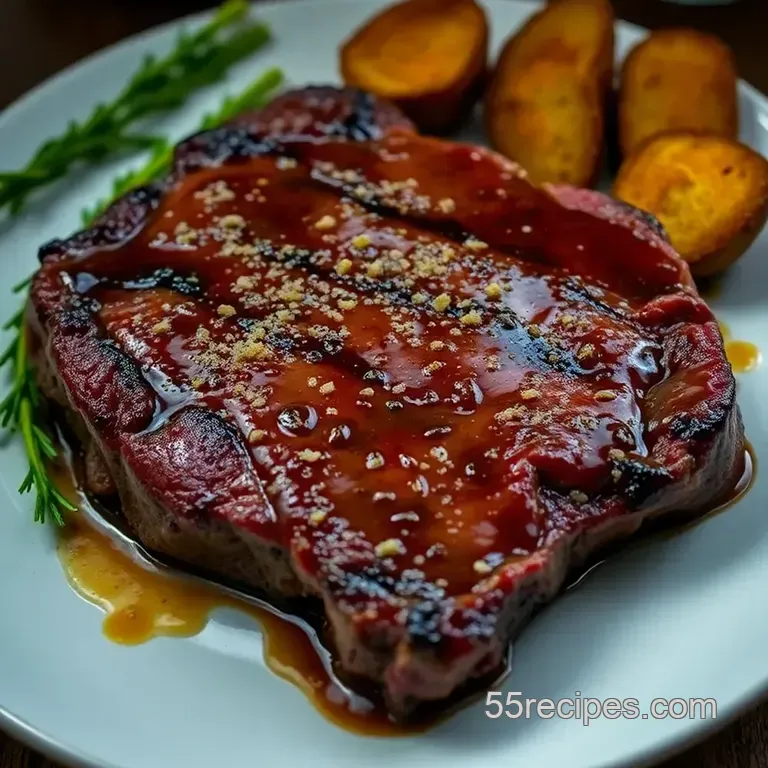 Mouthwatering Marinated Ribeye Steak: a Flavorful Journey in Every Bite presentation